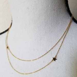 Jennifer Zeuner Women's Double Star Necklace